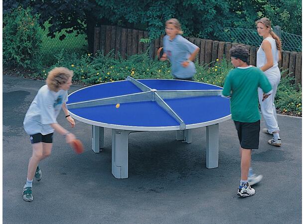 Bordtennisbord ute Rondo - Kryssnett Blå